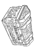 A coloring page of harry potter